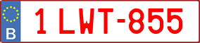 Truck License Plate